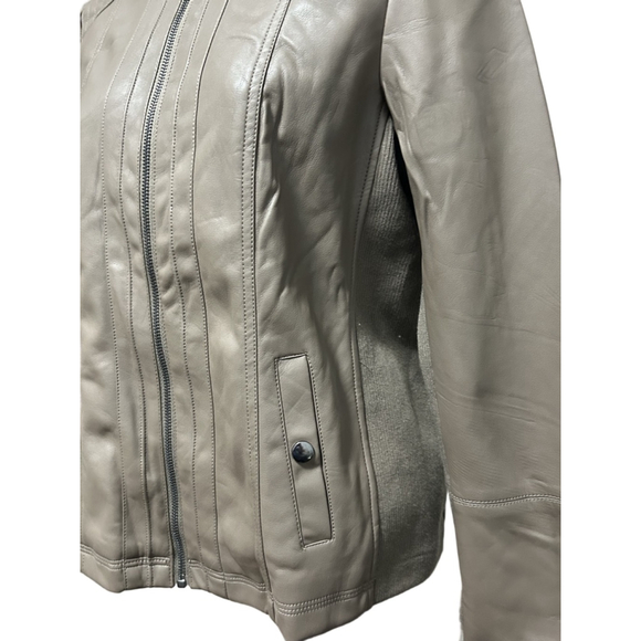 NWT Philosophy Faux Leather fitted jacket size small - Picture 6 of 13